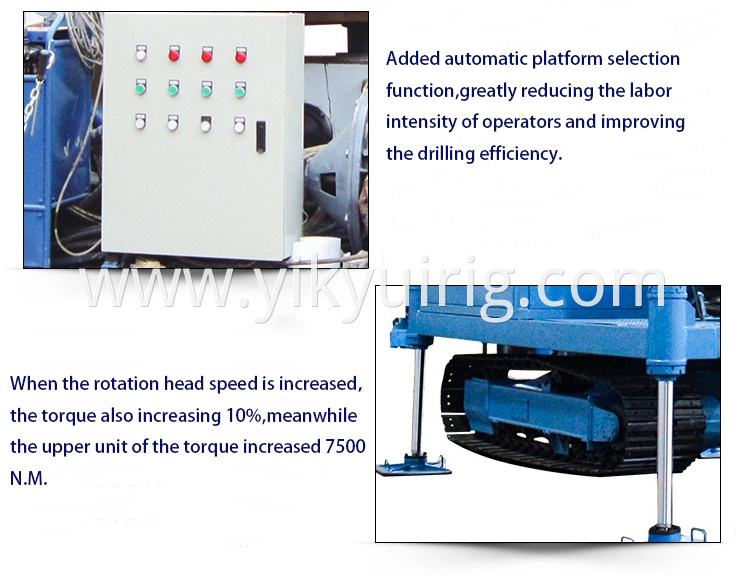 Multifunctional slope anchor hydraulic drilling rig machine product details 3